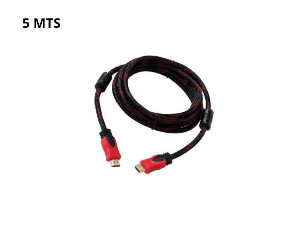 &u+ CABLE HDMI 5 MTS MALLADO CON FILTRO